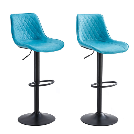 Vibrant High Back Bar Stool with Chrome Base in 2-in-1 box CR-B053