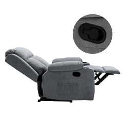 Lexi Recliner Armchair in Grey, Model CR-2032, Comfortable Seating Furniture7