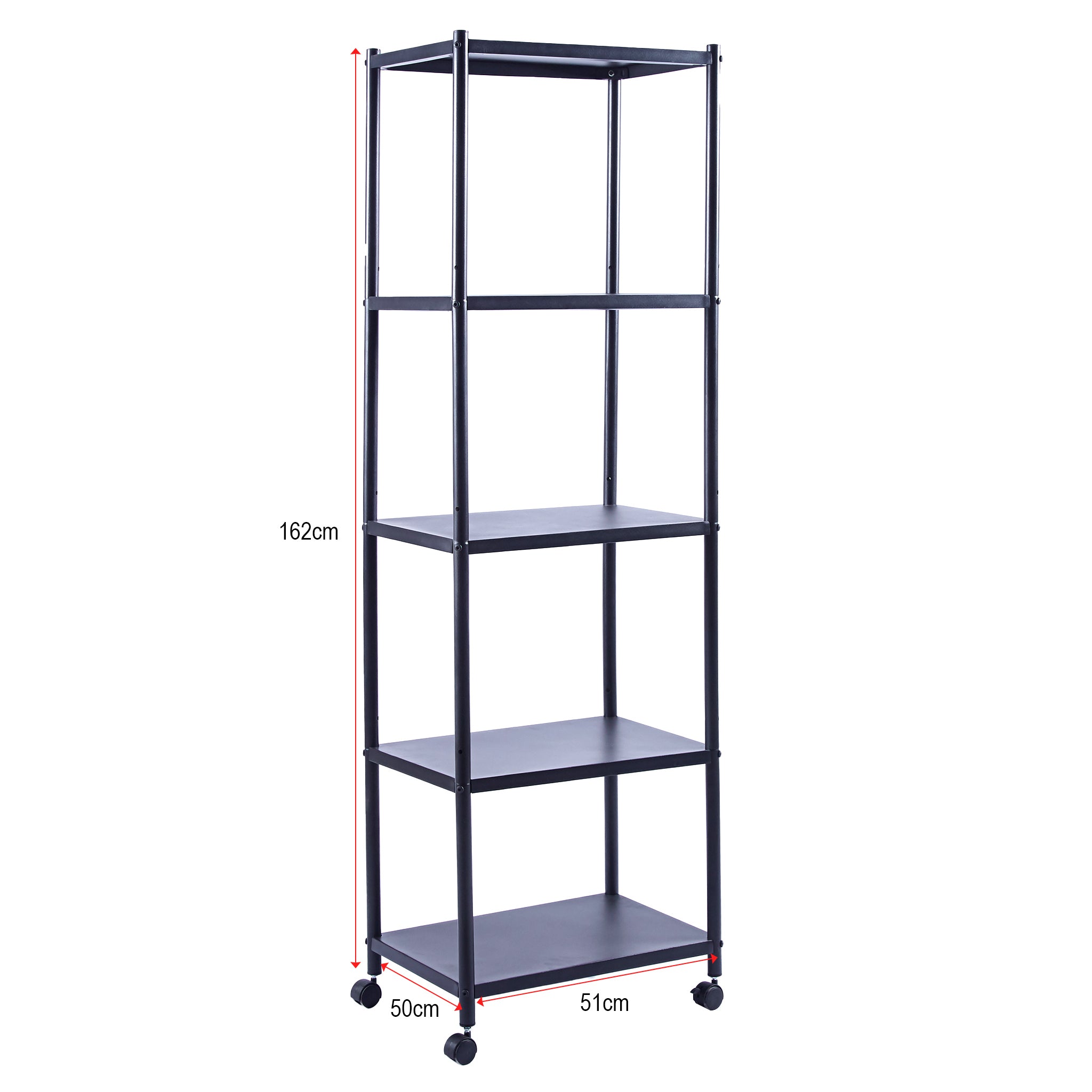 Mobile Kitchen Shelf with 5 Shelves model SF-110 for organized storage3