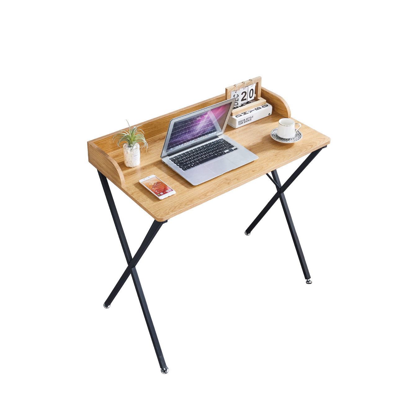 Foldable Teak Wood Computer Desk SD-2086 for home office4