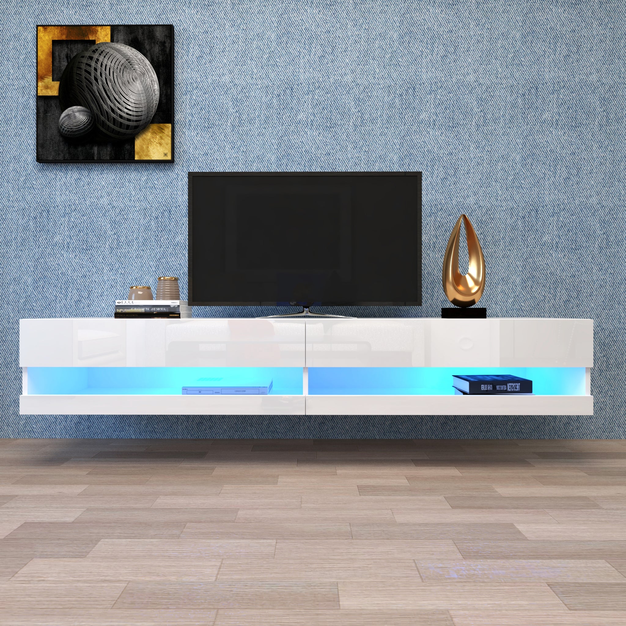 Smart TV Stand with Built in LED Lights SHI1THA3