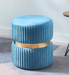 Velvet Ottoman Stool - CR-G01