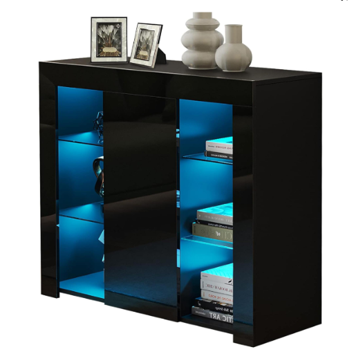 Modern Sideboard Cabinet with LED Lighting -SMT-UK0161