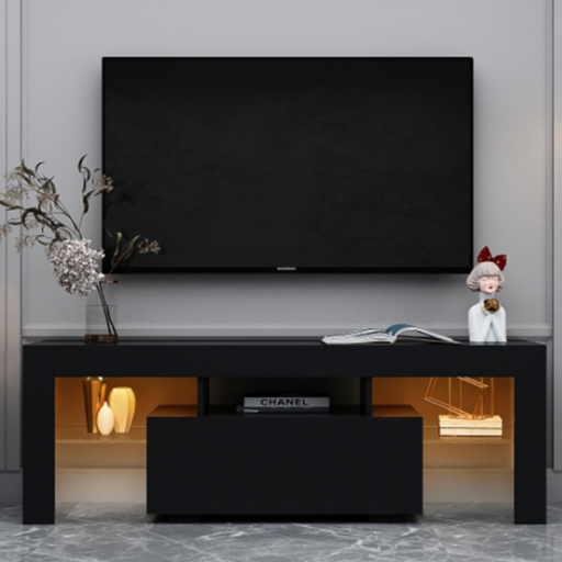 Modern TV Stand Media Console with LED Light and Remote Control SMT-TS0020