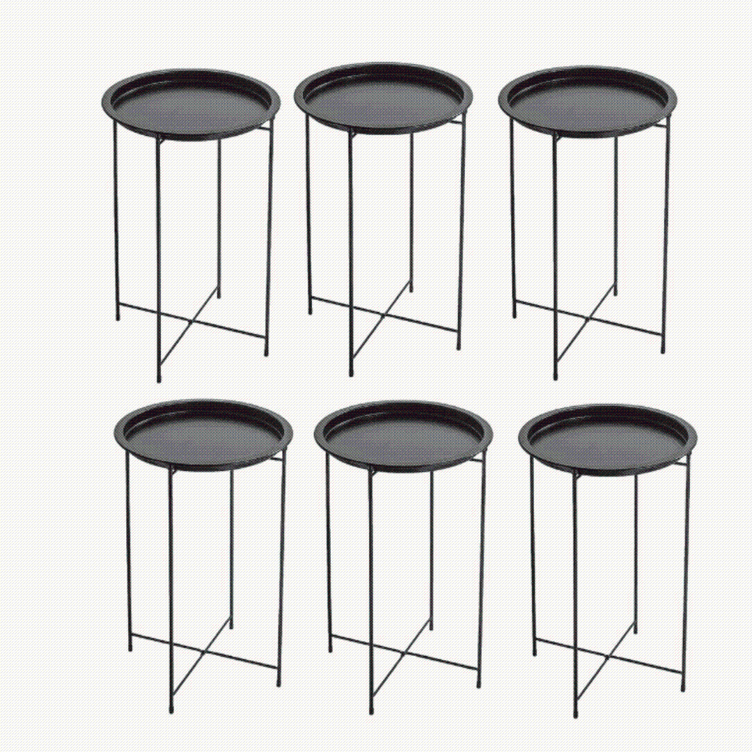 Steel side/end table 6 in 1 set TT012