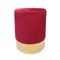 Velvet Ottoman Stool CR-G01 in elegant design5