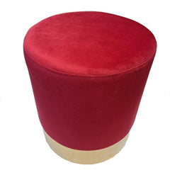 Velvet Ottoman Stool CR-G01 in elegant design4